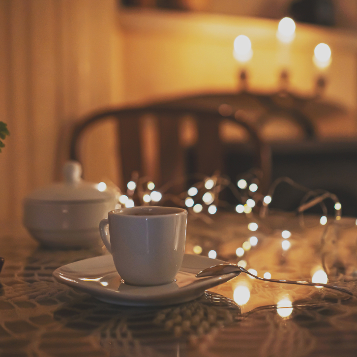 coffee in the cozy place